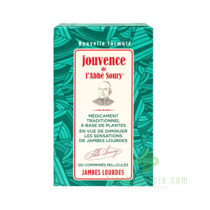 Jouvence de l'abbé Soury Traitement jambes lourdes 120 comprimés