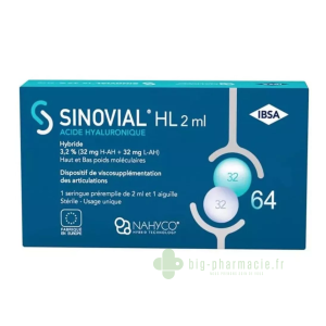 Sinovial HL seringue préremplie 2ml