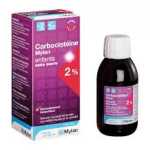 Carbocisteine 2 Solution Sans sucre 125ml