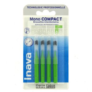 Brossettes Mono compact Vert x4 Inava