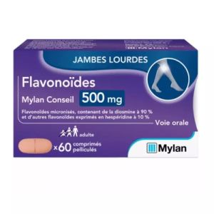 Flavonoides Mylan 500Mg 60 comprimés