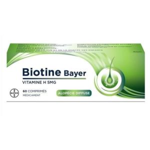 Biotine Bayer 5mg 60 comprimés