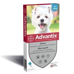 Advantix Petit Chien 4 Pipettes