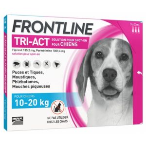 Frontline Tri Act Chien M 3 pipettes