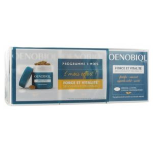 Oenobiol Force Et Vitalité 3x60cps 1mois Offert