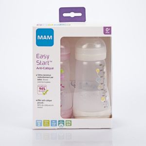 Bib Mam Anti-colique Rose 260ml x2