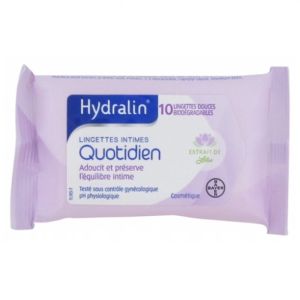 Hydralin Quotidien Lingettes 10