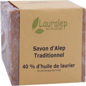 Lauralep Savon Alep 40% huile de laurier 200g