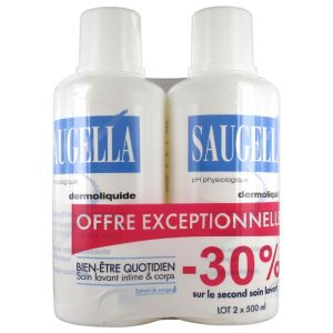 Saugella 500ml Lot De 2 Dermoliquide