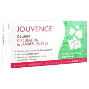 Jouvence Gélules Circulation et Jambes Légères 60 Gélules