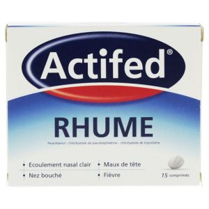 Actifed Rhume 15 comprimés