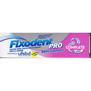 Fixodent Pro Rose Complete Soin Confort  47g