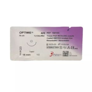 Optime 4/0 75cm Ref 18s15l fil suture