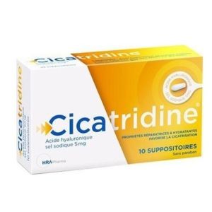 cicatridine suppositoires à l'acide hyaluronique