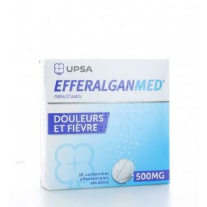 EFFERALGANMED 500mg comprimés effervescents x16