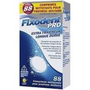 Fixodent Pro comprimés Nettoyants Fraicheur 88