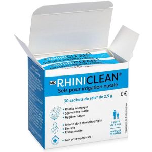 RHINICLEAN sels pour irrigation nasale 20 sachets