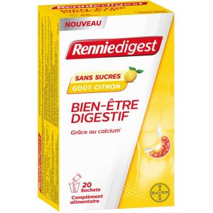 rennie digest 20 sachets sans sucres