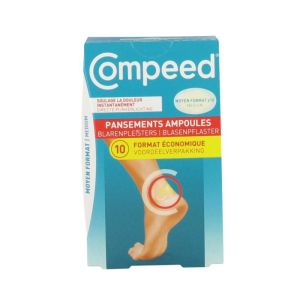 Compeed pansements ampoules Taille Moyen boite de 10