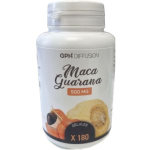 Maca et Guarana 500mg gph 180 gélules