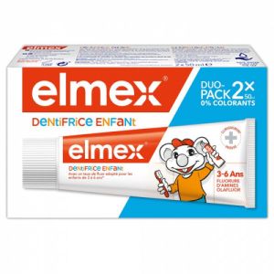 ELMEX Dentifrice enfant 3-6 ans 2x50ml