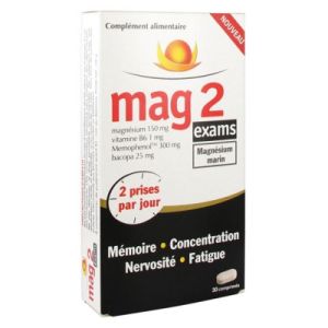 Mag2 Exams 30 comprimés