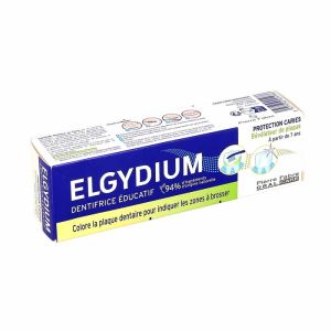 Elgydium dentifrice revelateur de plaque dentaire 50ml