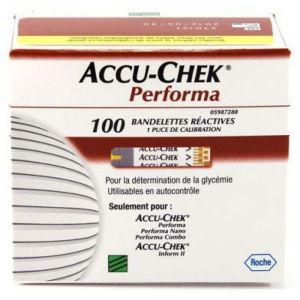 Accu-chek Perfoma 100 Bandelettes