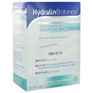 Hydralin Balance Gel Vaginal 7 doses 5ml