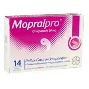 Mopralpro 20mg Boite De 14 Comprimés