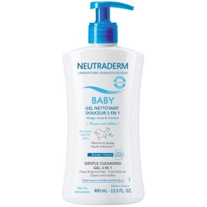 Neutraderm Gel Nettoyant Douceur 3 En 1 400ml