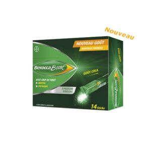 Berocca boost gout cola 14 sticks sans reau