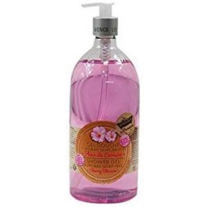 Gel Douche Surgras Sans savon "FLEUR DE CERISIER" 1L