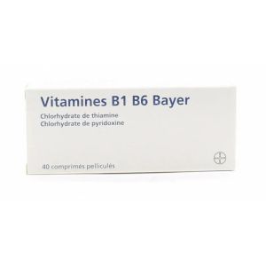 VITAMINE B1 B6 BAYER, comprimé pelliculé