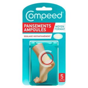 Compeed pansements ampoules Taille Moyen boite de 5