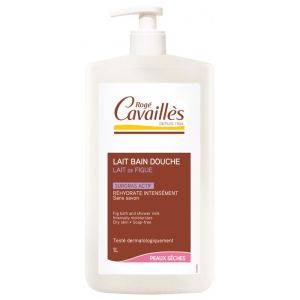 Cavailles Lait Bain douche Lait Figue 1l