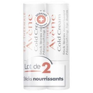 Avène Cold Cream stick lèvres nourissantes 2x4g