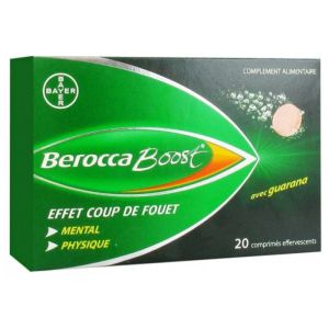 Berocca Boost guarana 20 comprimes effervescents