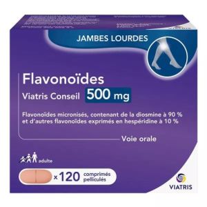 Flavonoides Mylan 500Mg 120 comprimés