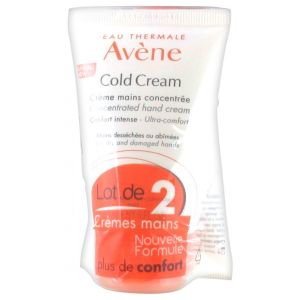 Avène Cold Cream crème mains concentrée bipack 2x50ml