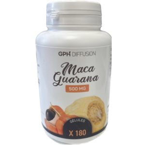 Maca et Guarana 500mg gph 180 gélules