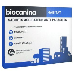 Biocanina Aspirateur Anti-parasite Sachets x3