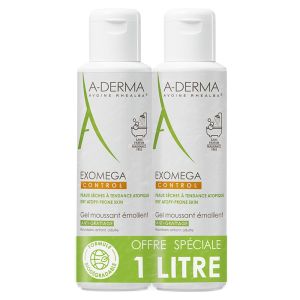 A-derma Exomega Control Gel bipack 2x500ml