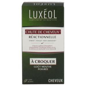 Luxeol Chute Cheveux Reactionnelle 30 comprimés