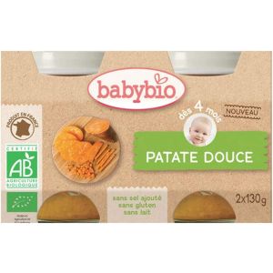 Babybio Petit pot légumes patate douce bio 2x130g