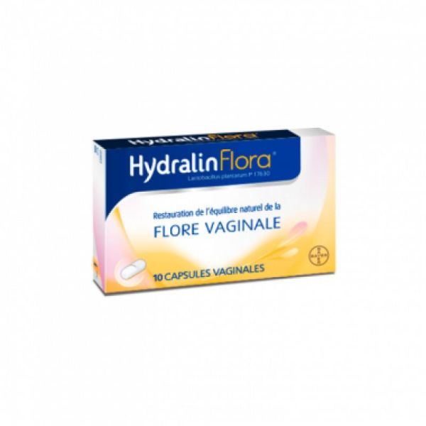 Hydralin Flora 10 Capsules Vaginales