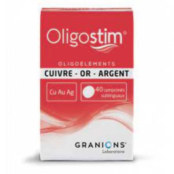 Oligostim Cuivre-or-argent x40 Comprimés