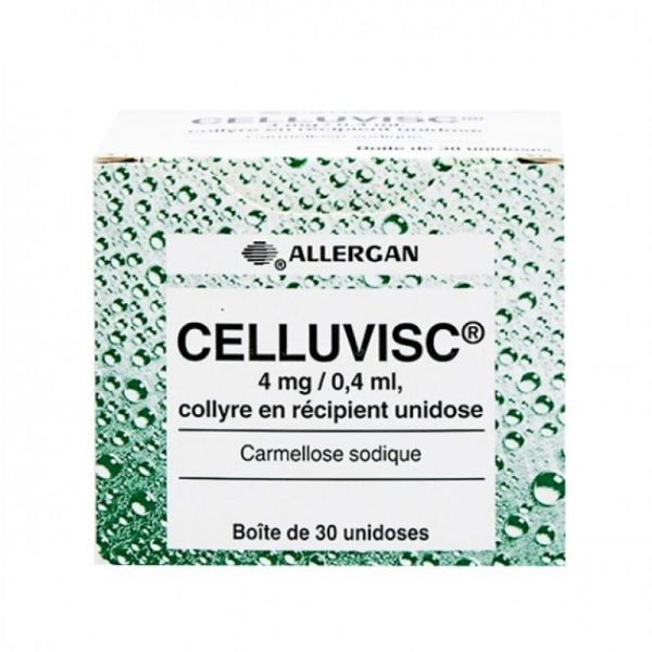 CELLUVISC 4 mg/0,4 ml, collyre en récipient unidose x30