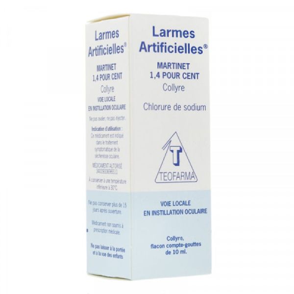 LARMES ARTIFICIELLES MARTINET 1,4% collyre