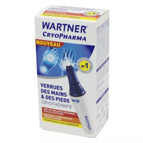 WARTNER by CRYOPHARMA Stylo Elimination des Verrues des Mains et Des Pieds